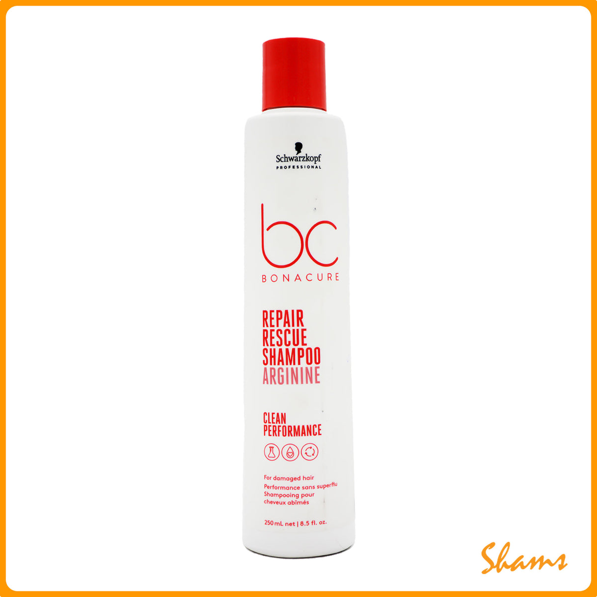 Schwarzkopf BC Clean Performance Repair Rescue Arginine Shampoo 250ml