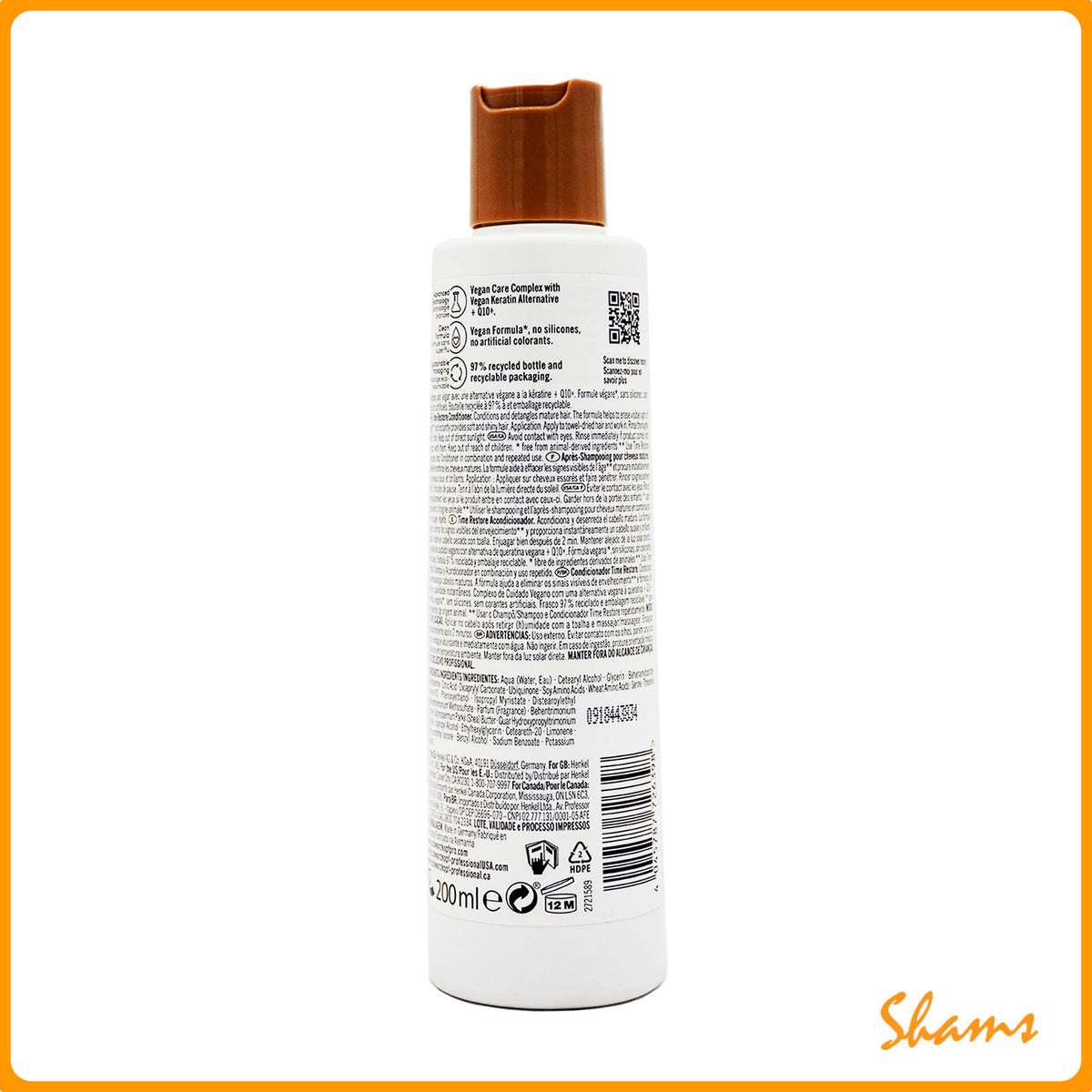 Schwarzkopf Bonacure Time Restore Q10+ Conditioner 200ml