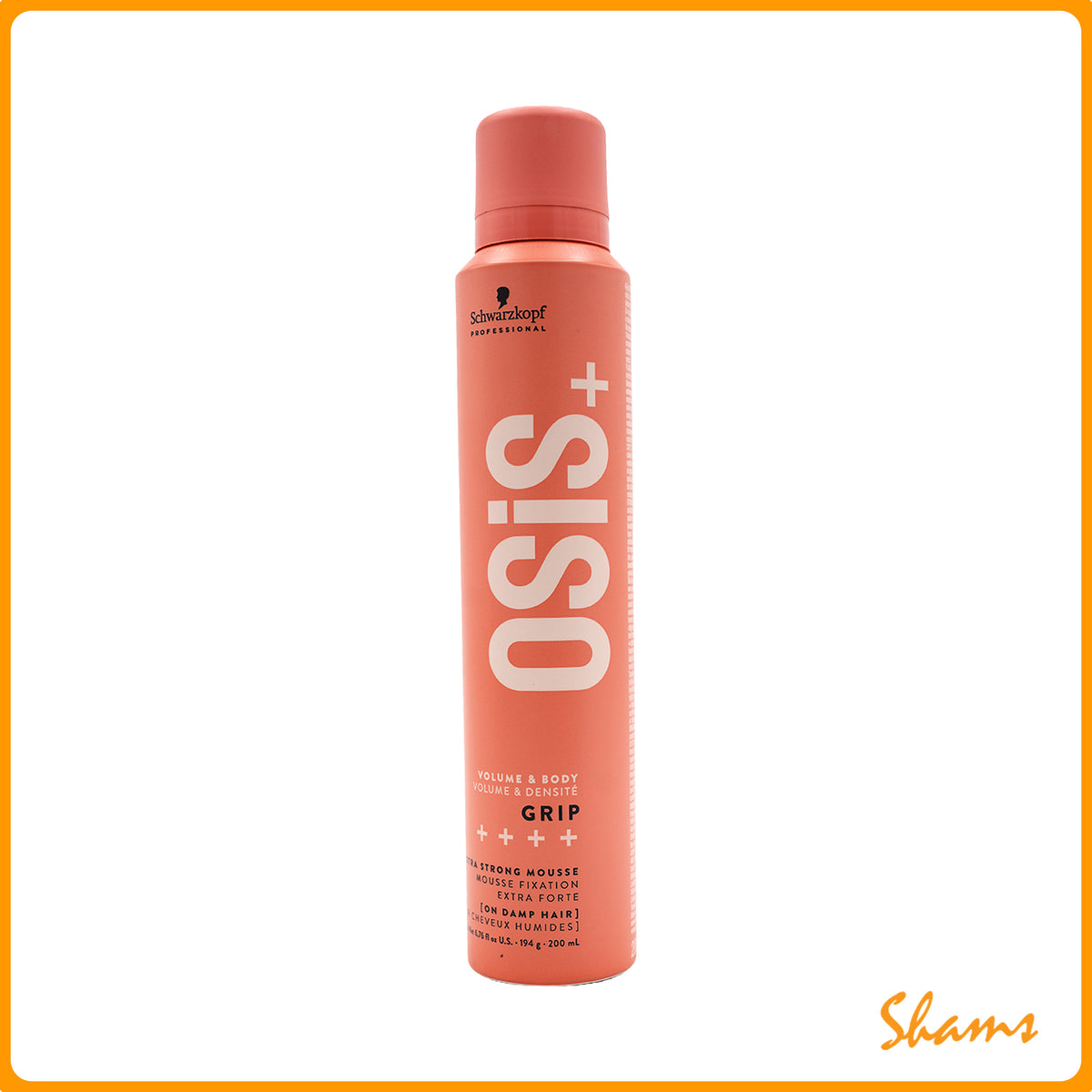 Schwarzkopf Osis+ Volume & Body Grip Hair Mousse 200ml