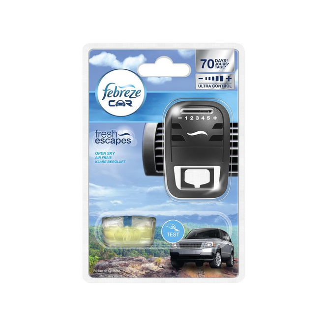 Febreze Fresh Ecapes Car Freshner Holder & Refill