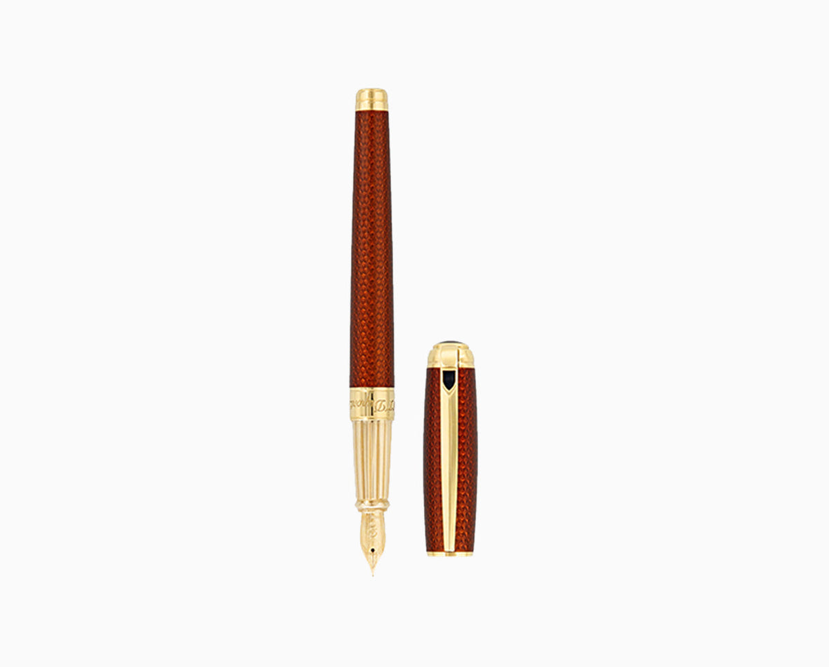 ST Dupont W1 Line D FP Lar Amber Special 410111L - Shams Shopping Centre ST Dupont  