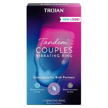 Trojan Vibrations Tandem Couples Vibrating Ring - Shams Shopping Centre Trojan  