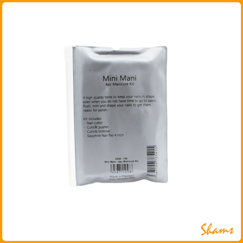 Dar Expo Mini Mani 4pc Manicure Kit DEM-109