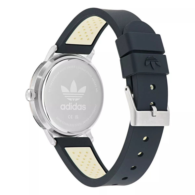 Adidas Stainless Steel Black Silicone Watch AOSY4047