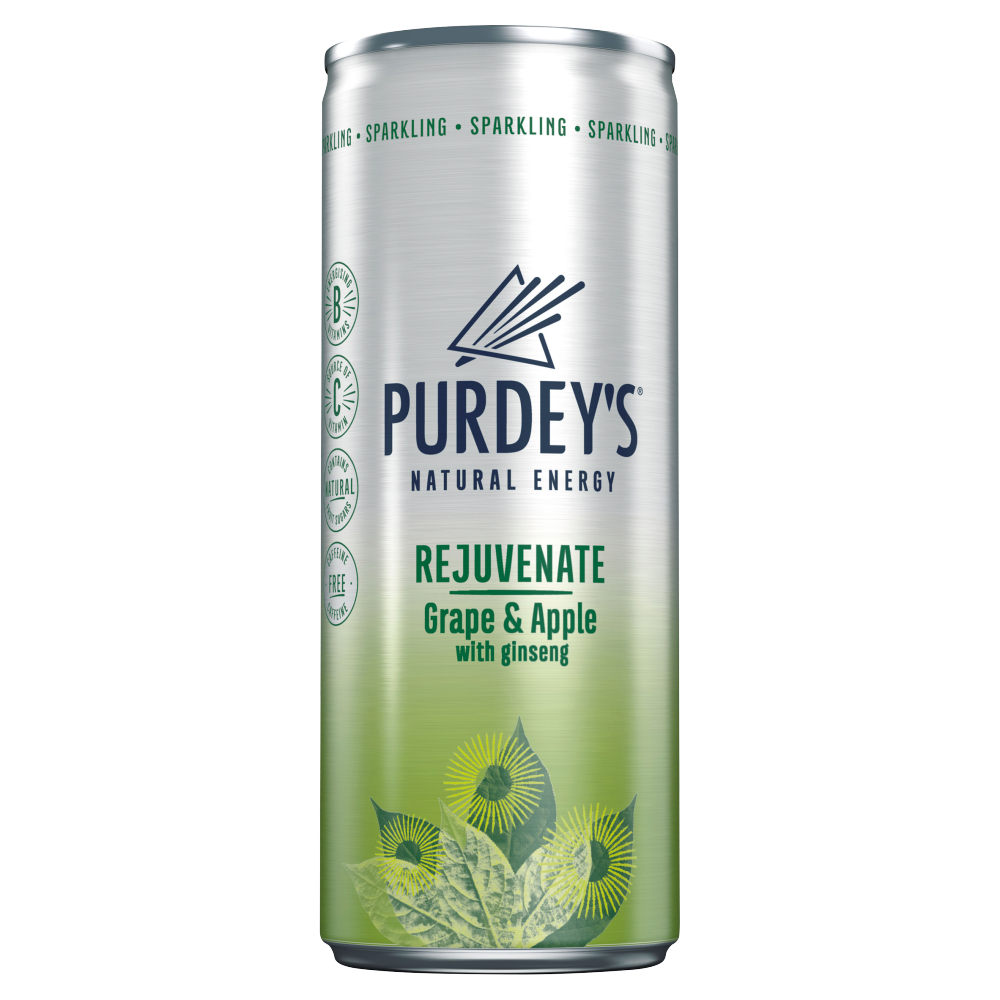 Purdey's Rejuvenate Grape & Apple Can 250ml - Shams Shopping Centre Purdey's  