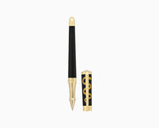 ST Dupont W1 Liberte BP Hippo Black/Gold 465676 - Shams Shopping Centre ST Dupont  