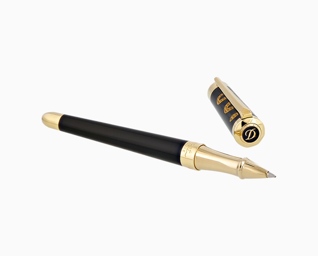 ST Dupont W1 Liberte BP Hippo Black/Gold 465676 - Shams Shopping Centre ST Dupont  