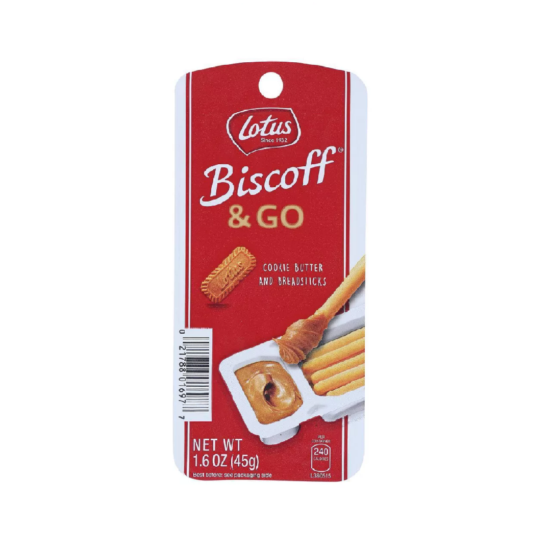 Lotus Biscoff & Go Cookie Butter & Breadsticks 45g
