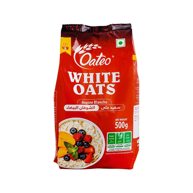 Oateo White Oats 500g