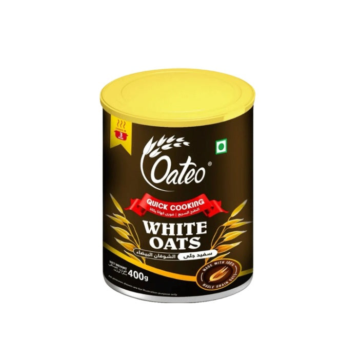 Oateo White Oats Tin 400g