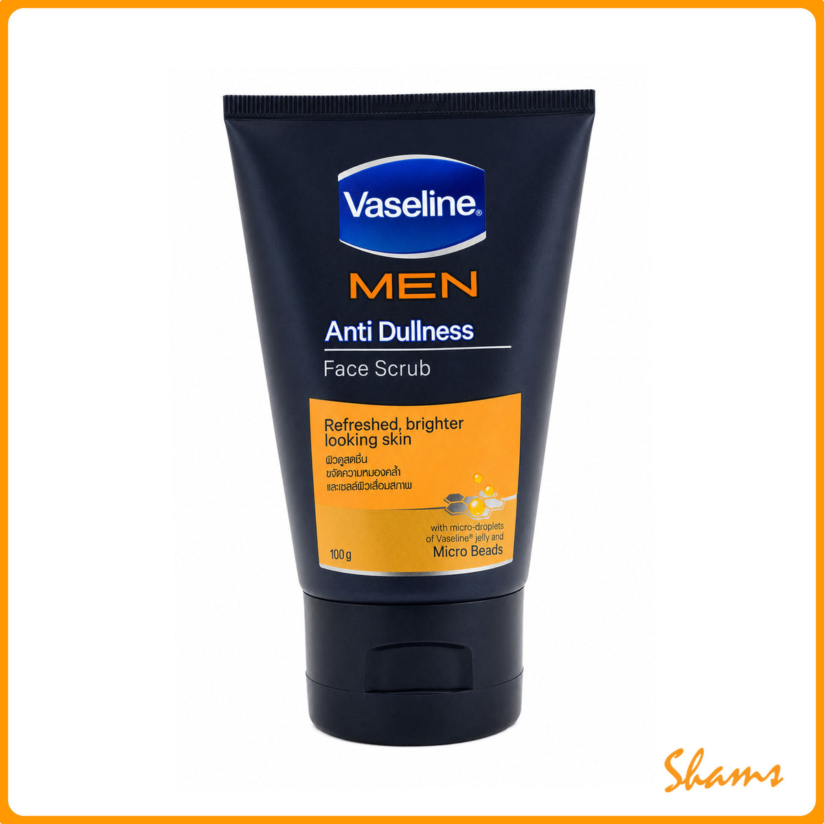 Vaseline Men Anti Dullness Face Scrub 100g