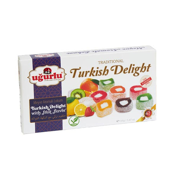 Ugrulu Turkish Delight with Fruit 155g