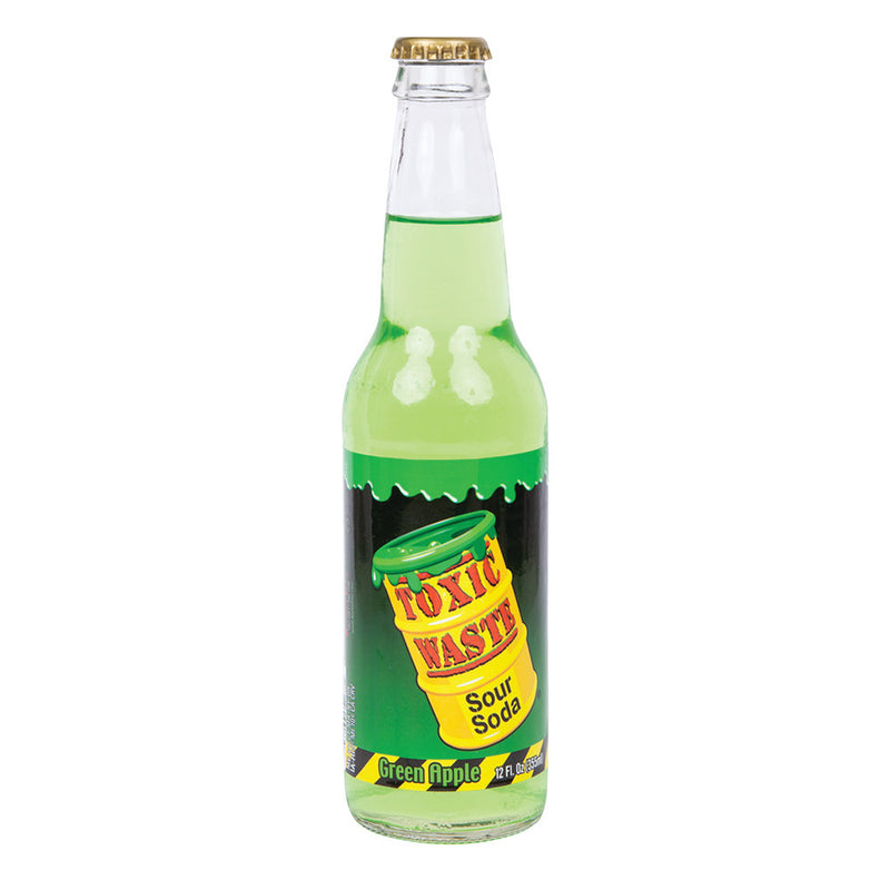 Toxic Waste Green Apple Sour Soda 355ml