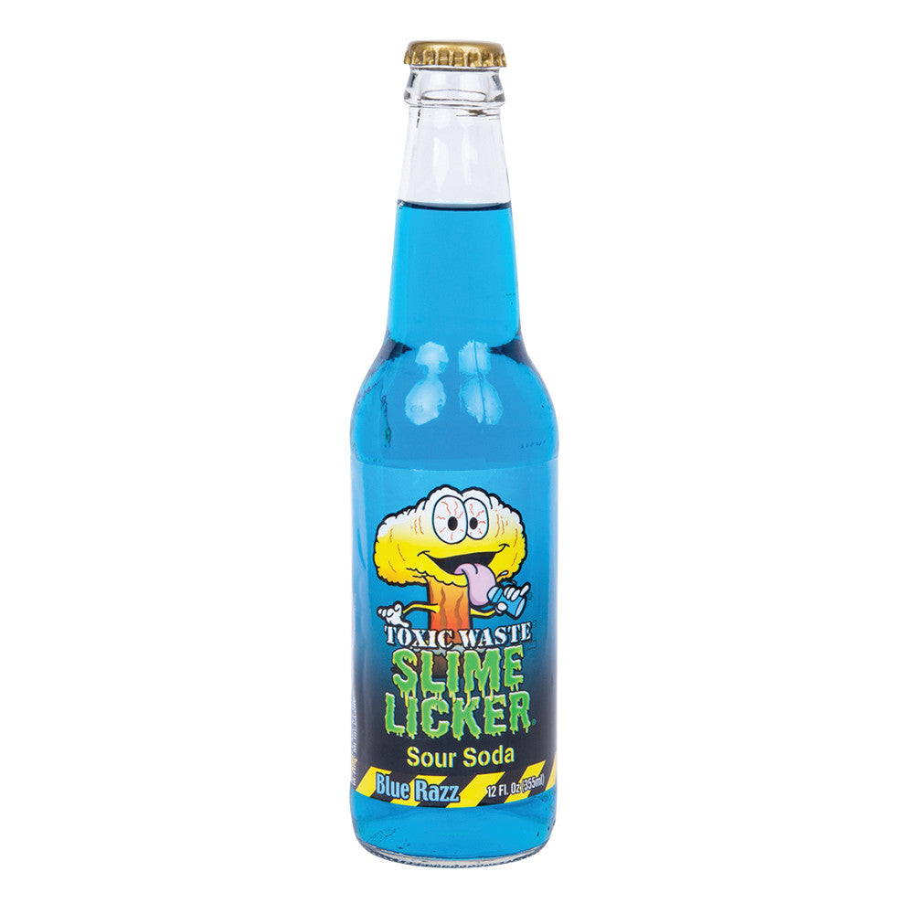 Toxic Waste Blue Razz Slime Licker Soda 355ml