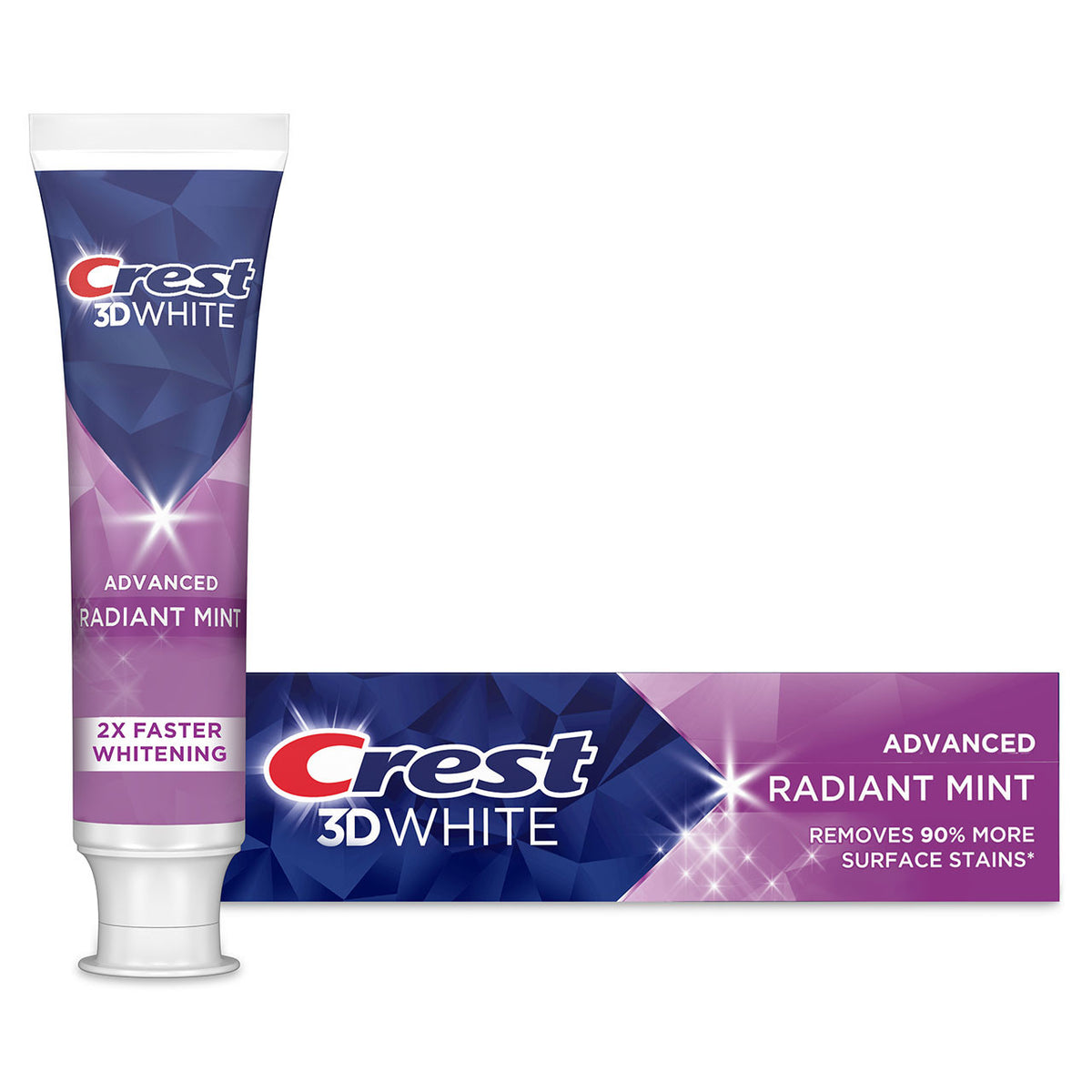 Crest 3D White Advanced Toothpaste - Radiant Mint 70ml