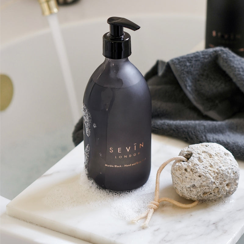 Sevin London Marble Black (Black Bottle) Hand & Body Wash 500ml