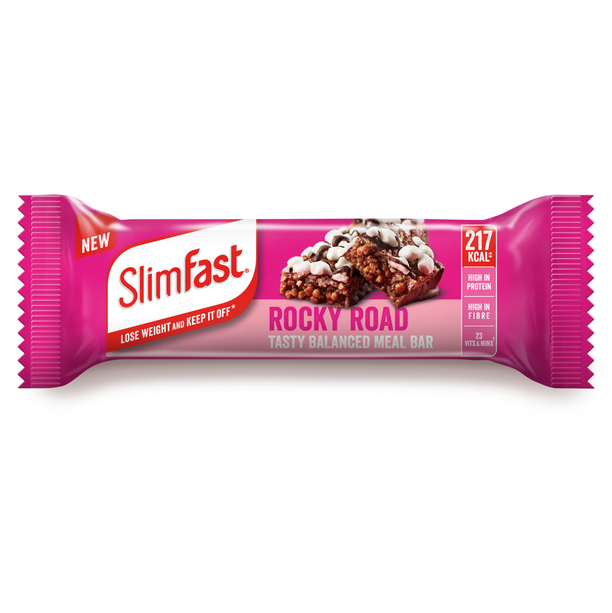 Slimfast Rocky Road Bar 60g - Shams Shopping Centre Slimfast  