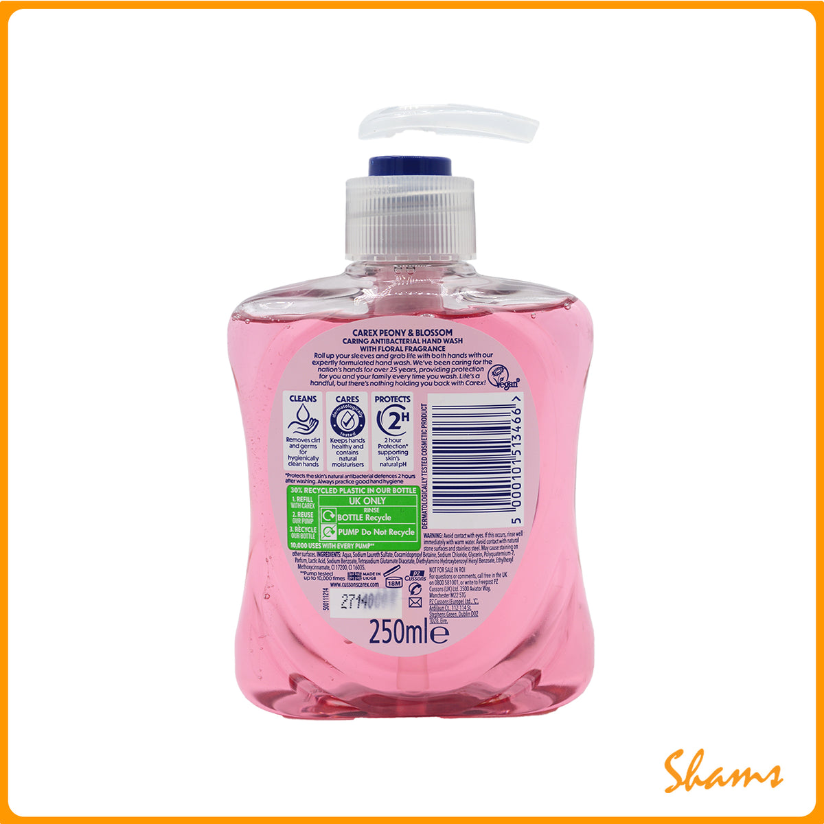 Carex Limited Edition Peony Blossom Hand Wash 250ml
