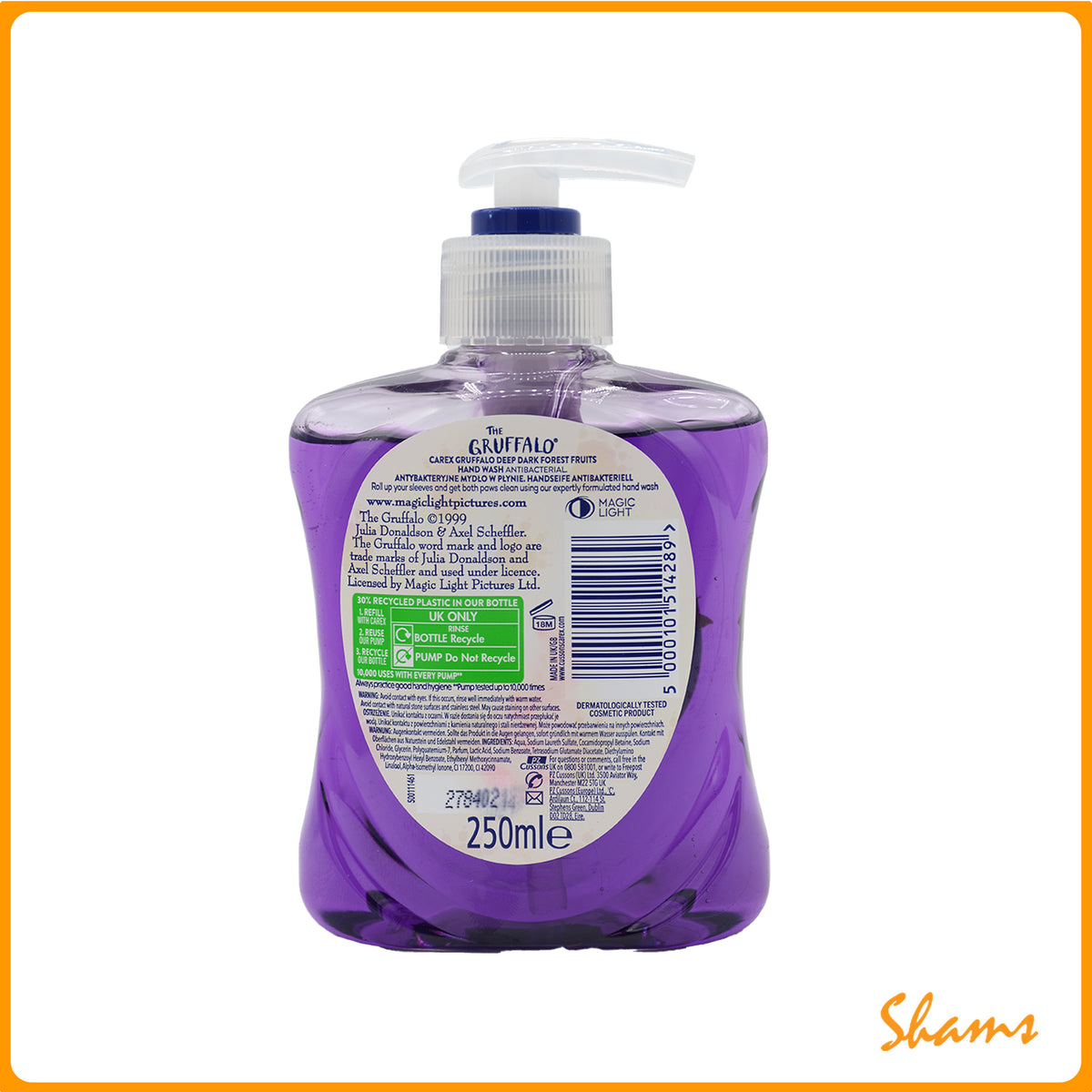 Carex Deep Dark Forest Fruits Hand Wash 250ml