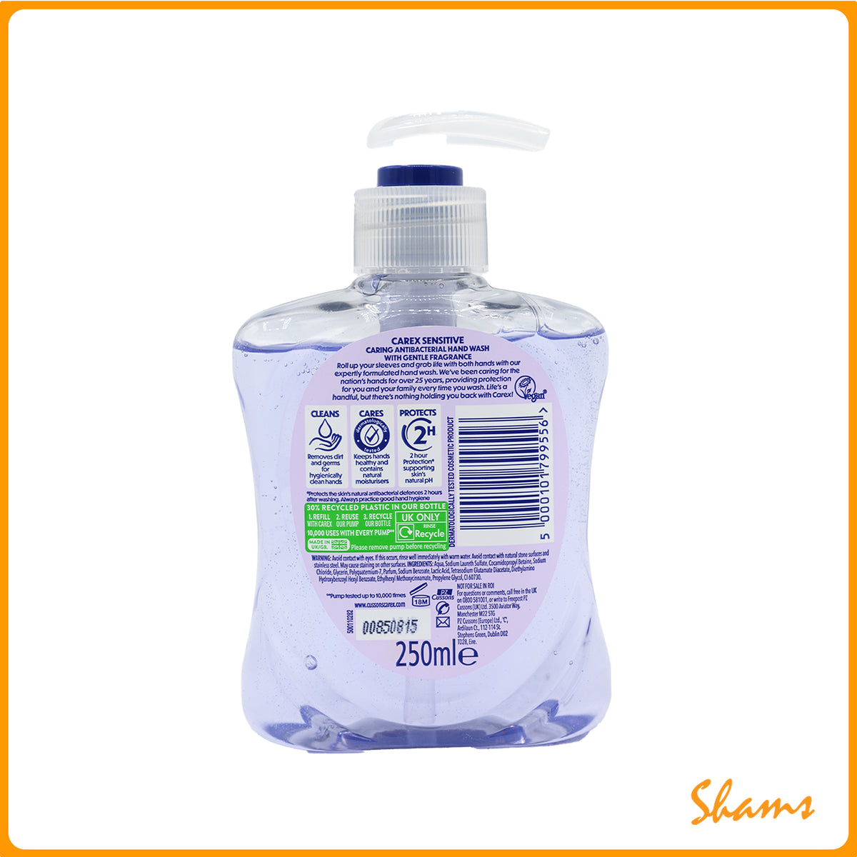 Carex Complete Sensitive Hand Wash 250ml