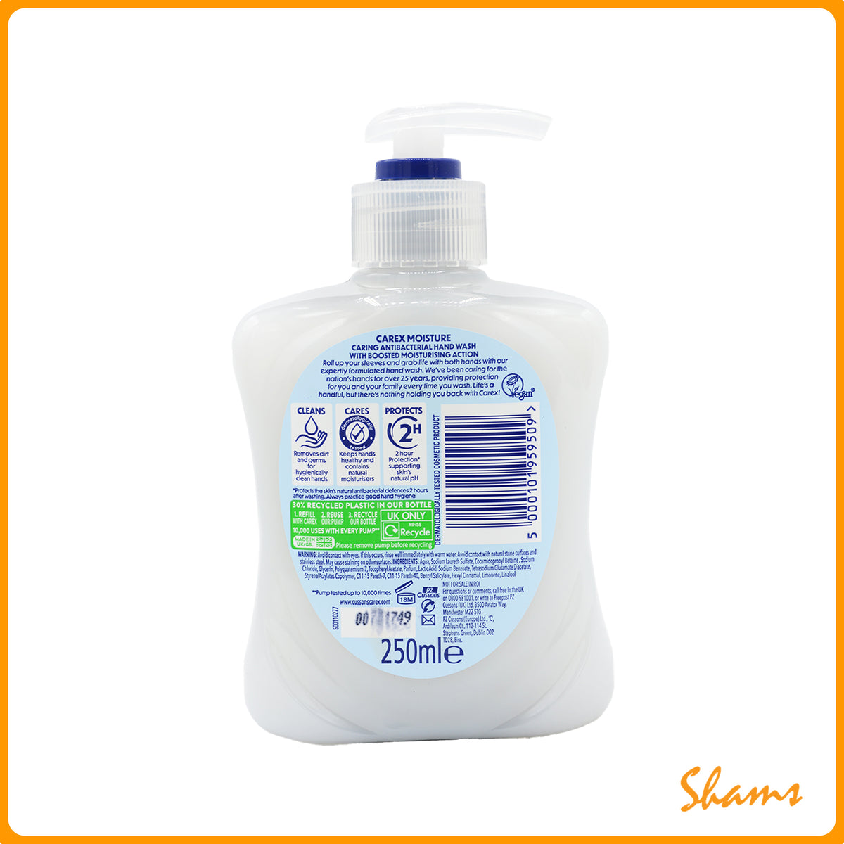 Carex Complete Protect Moisture Plus Hand Wash 250ml