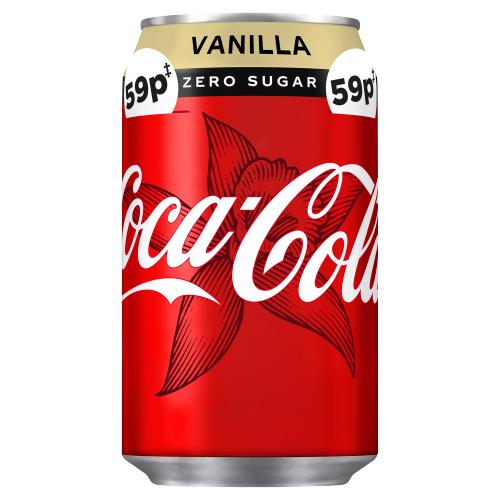 Coca Cola Vanilla Zero Sugar 330ml