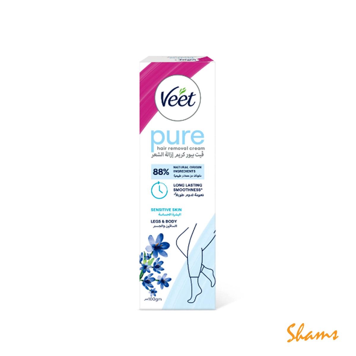 Veet Hair Removal Cream Sensitive Skin 100ml