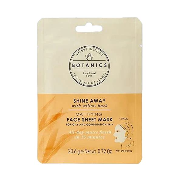 Botanics Shine Away Mattifying Face Sheet Mask 20.6g