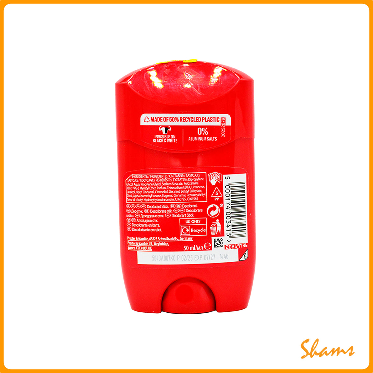 Old Spice WhiteWater Deodrant Stick 50ml
