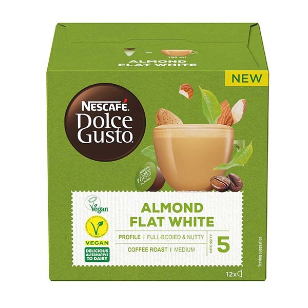 Nescafe Dolce Gusto Almond Flat White Coffee Pods 132g