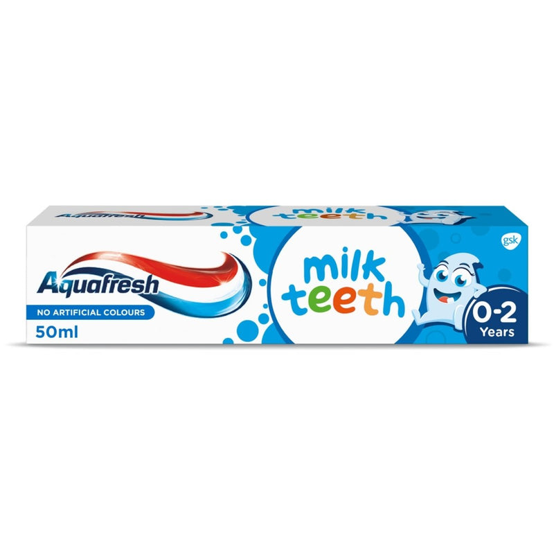 Aqua Fresh Milk Teeth 0-2 Years Toothpaste 50ml - Shams Shopping Centre Aqua Fresh  