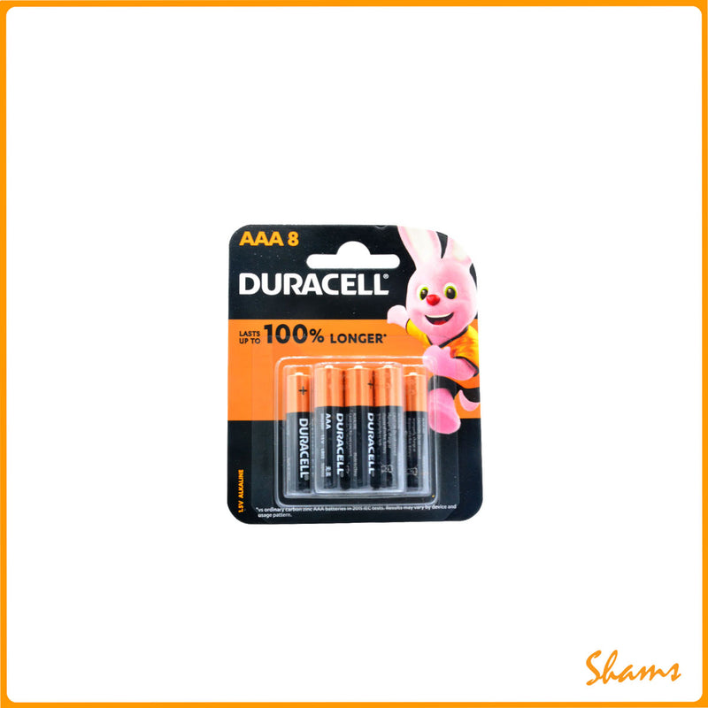 Duracell Alkaline AAA8 Cell