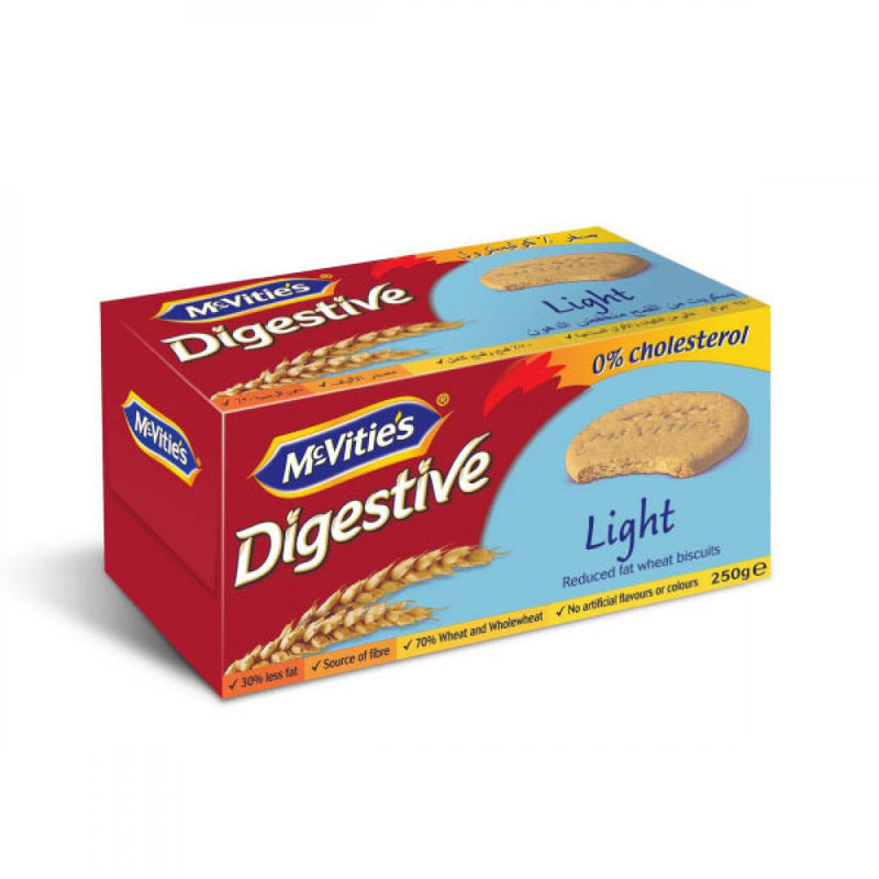 Mcvities Digestive Light Biscuits 250g