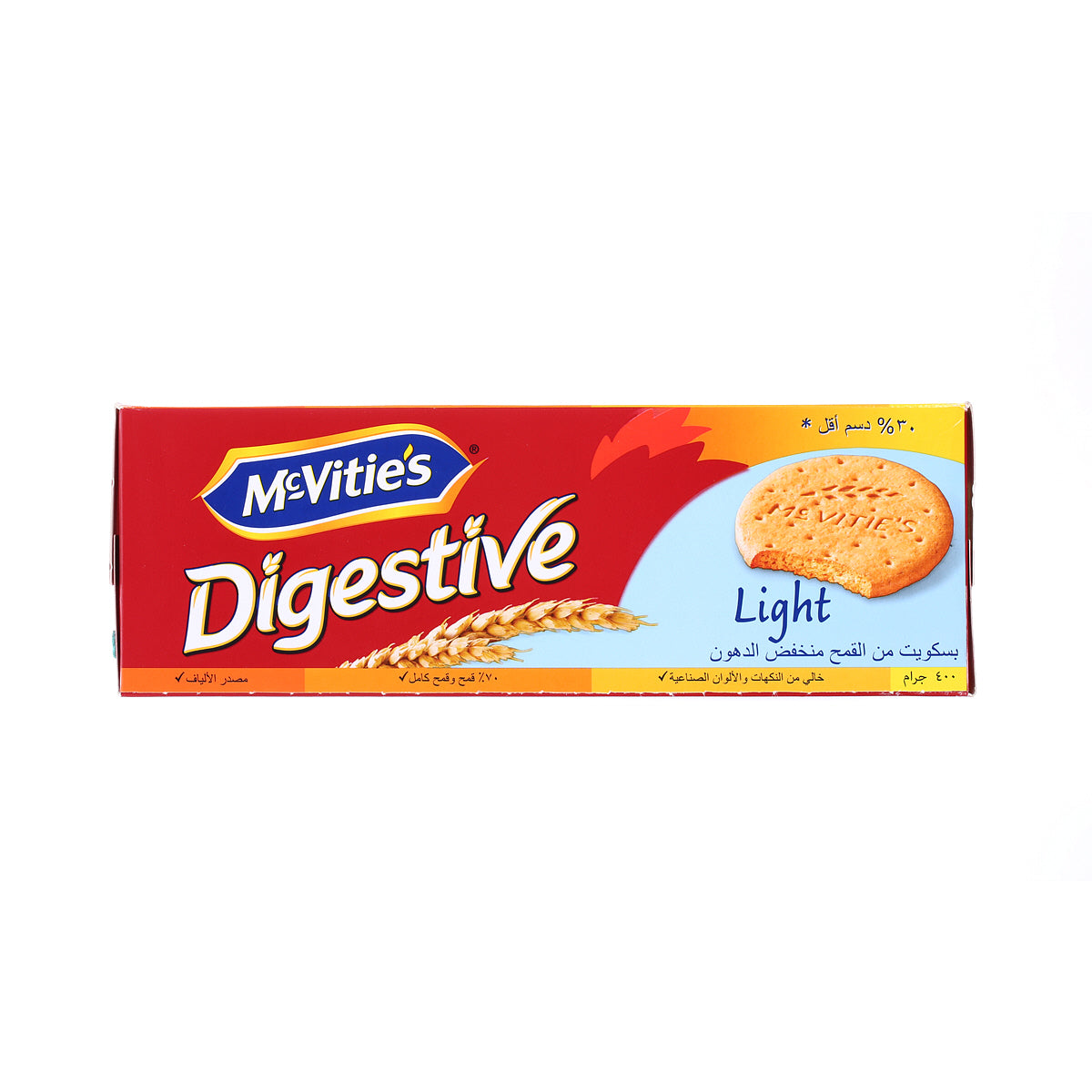 Mcvities Light Digestive Biscuits 400g - Shams Shopping Centre Mcvities  