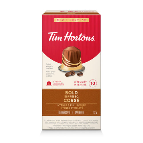 Tim Horton Bold Espresse Coffee Pods 52g