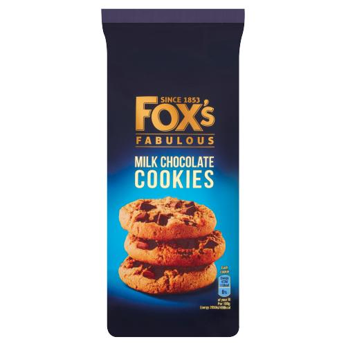 Fox's Milk Chocolate Cookies 180g - Shams Shopping Centre Fox'S  