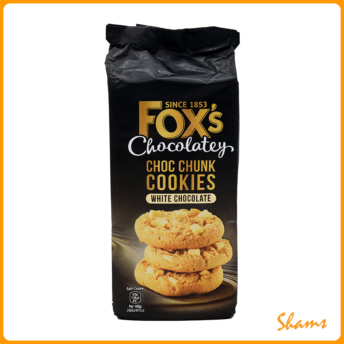 Fox's Fabulous White Chocolate Cookies 180g