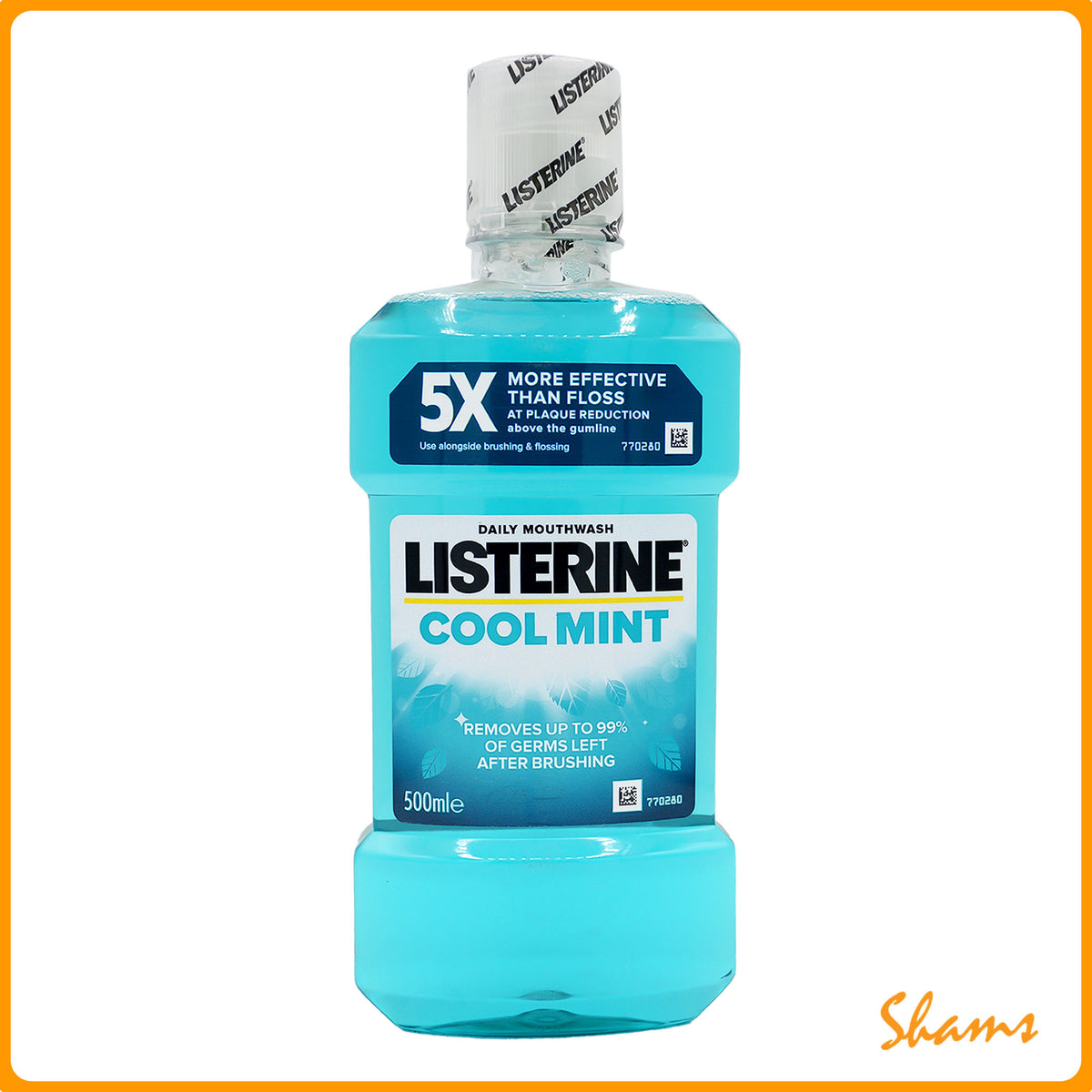 Listerine Cool Mint Mouthwash 500ml