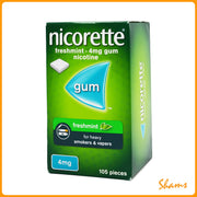Nicorette freshmint 4mg gum 105 pcs
