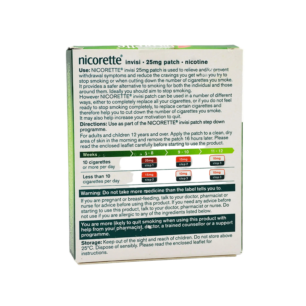 Nicorette Invisipatch 25mg Step 1