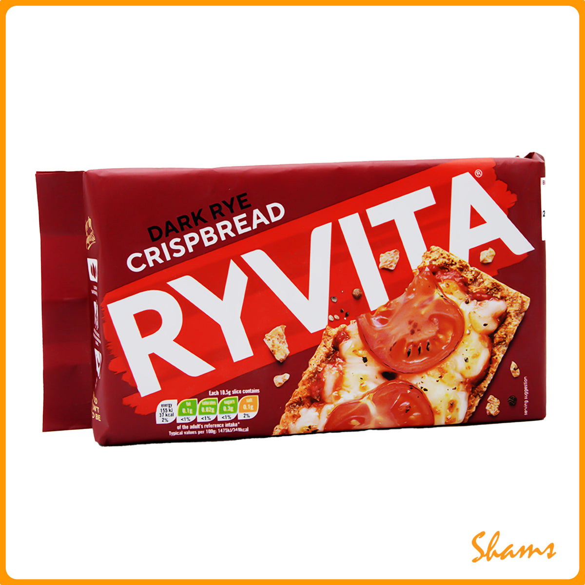 Ryvita Dark Crunchy Rye Breads 250g