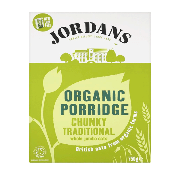 Jordans Organic Porridge Chunky Traditioanl Jumbo Oats 500g
