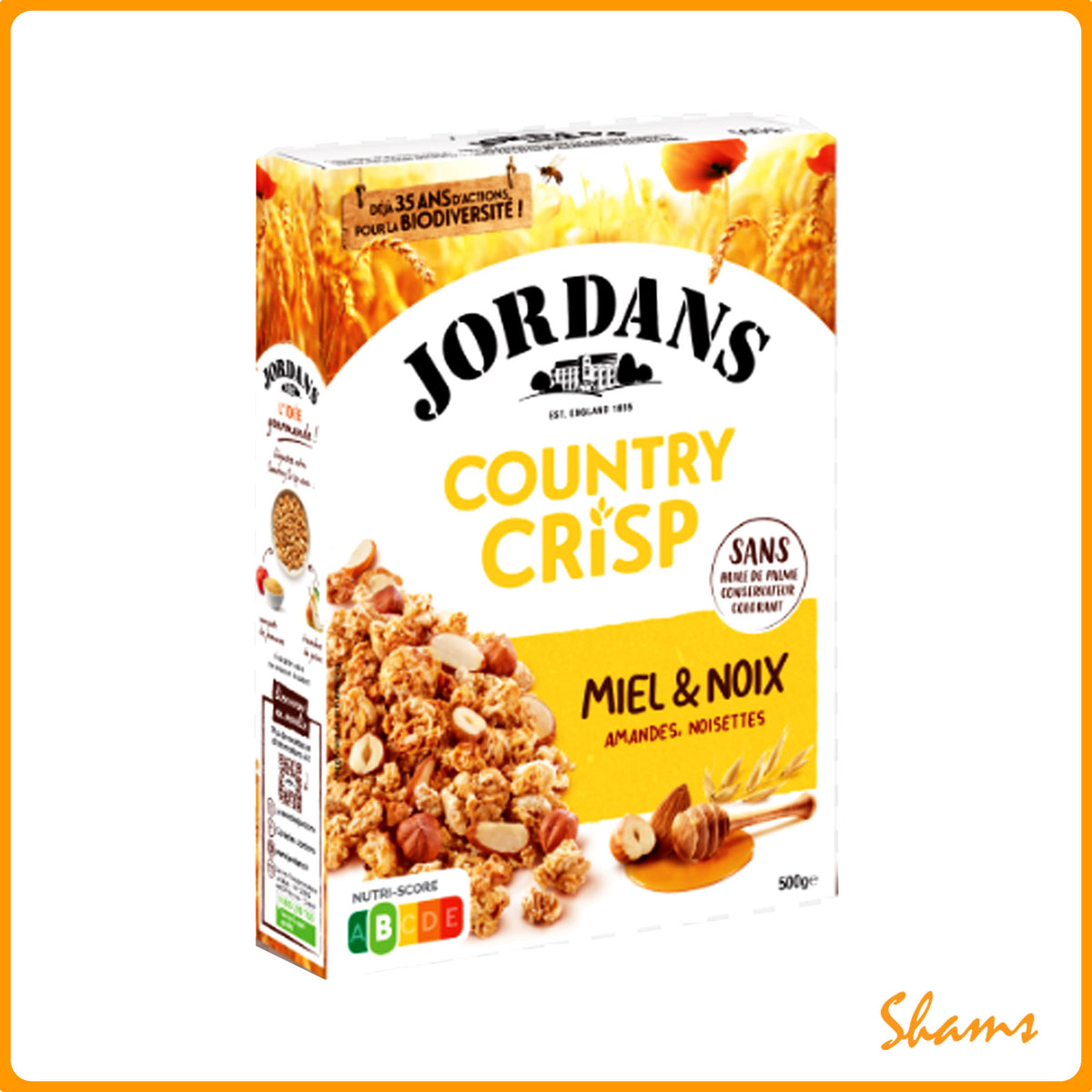 Jordans Country Crisp Mile & Noix 500g
