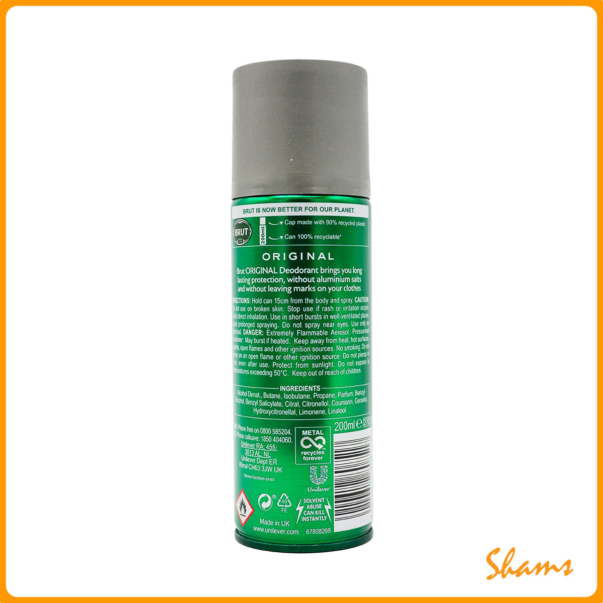 Brut Deodorant Green