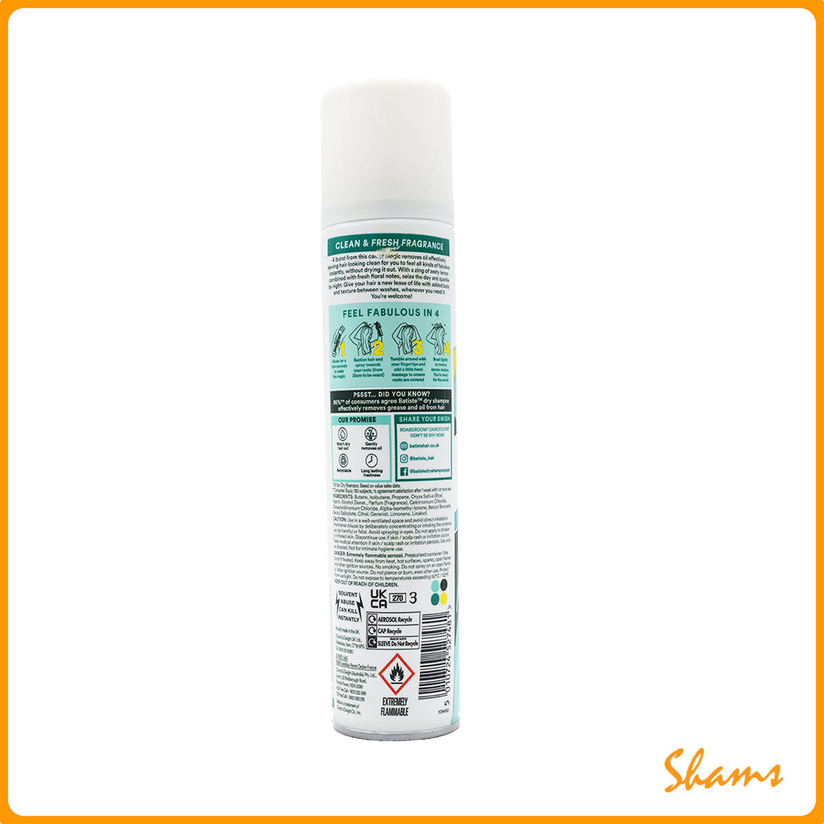 Batiste Original Dry Shampoo 200ml