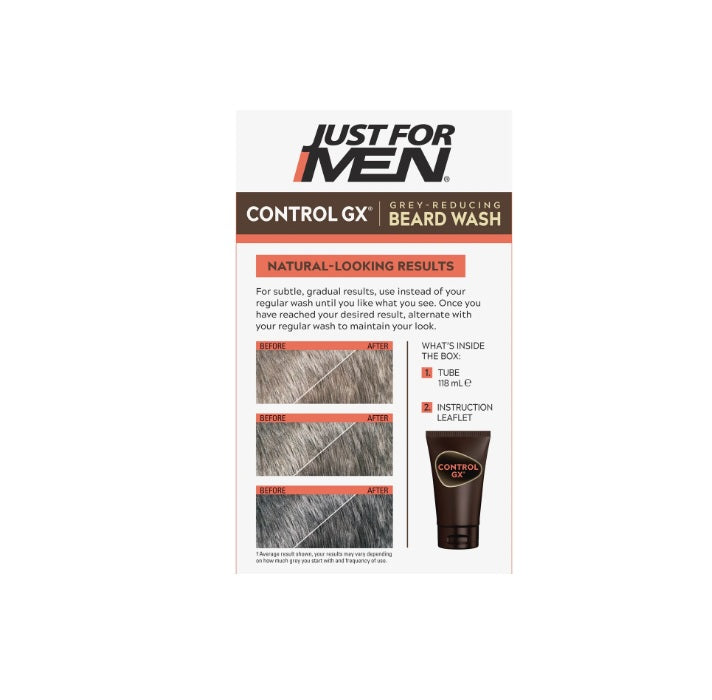Just For Men Control GX Gray-Reducing Beard Wash 118ml