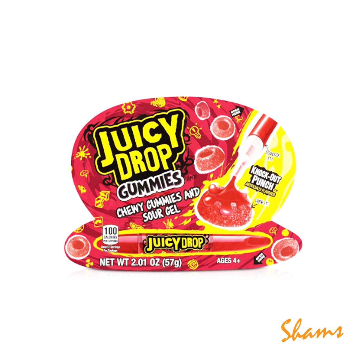 Bazooka Juicy Drop Gummies 57g