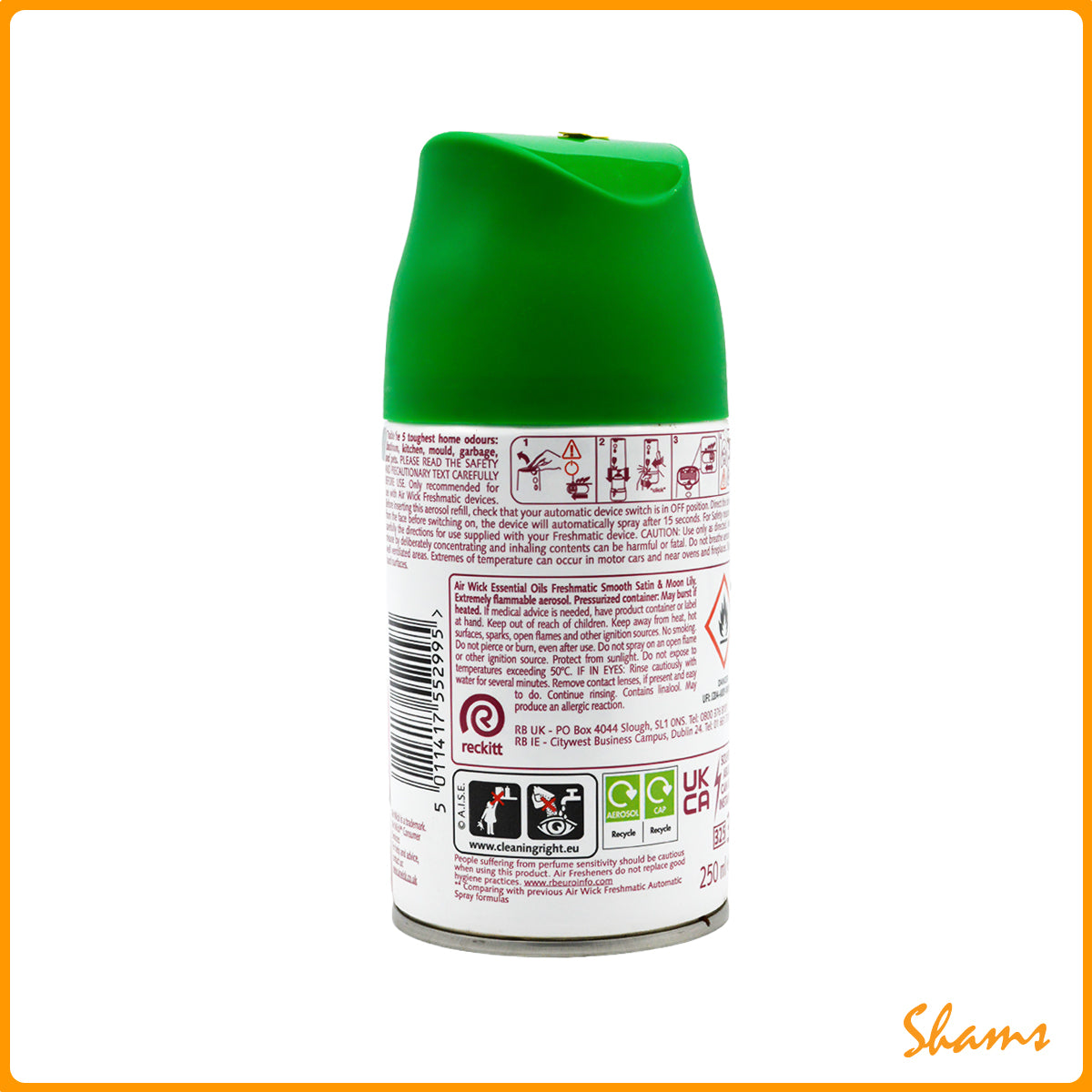 Air Wick Smooth Satin & Moon Lily Air Freshner 250ml