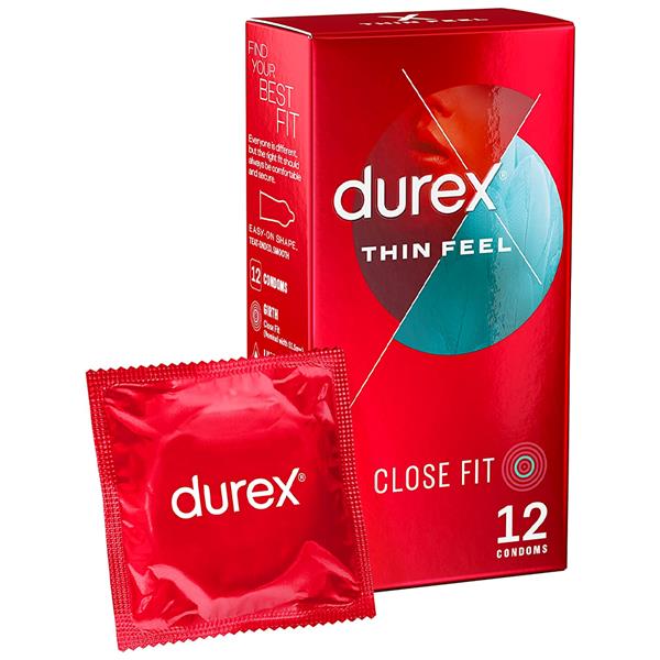 Durex Thin Feel Close Fit 12 Condoms - Shams Shopping Centre Durex  
