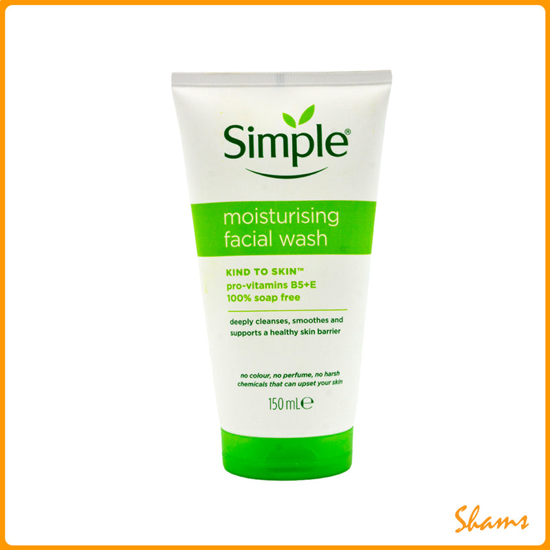Simple Foaming Moisturising Facial Wash 150ml